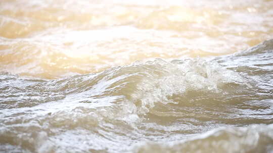 河流 流水 水面 奔流 江河 波涛 波浪翻滚