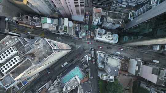 香港清晨航拍