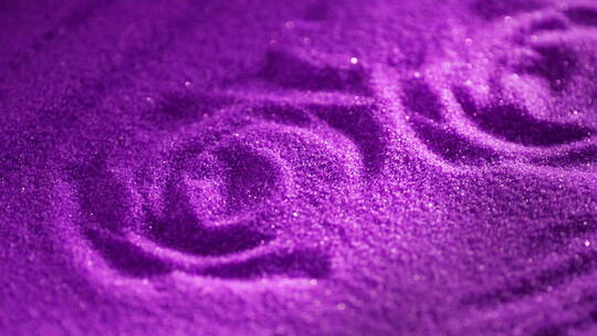 紫色沙子上的玫瑰印记唯美美妆素材