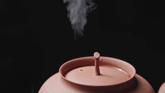 【正版素材】潮州砂铫煮水泡茶