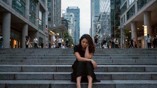 悲伤情绪 孤独 女人 女性