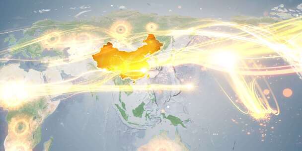 上海地图辐射到世界覆盖全球 4