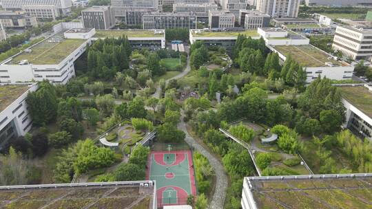 上海浦东新区周浦镇全景4K航拍