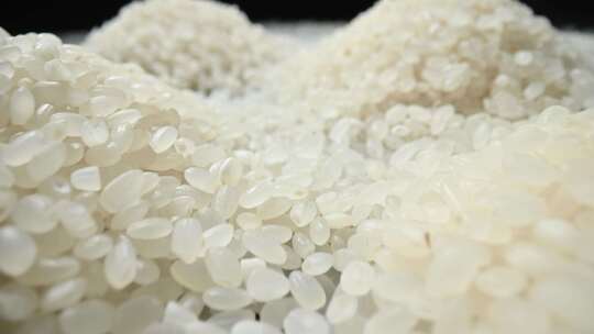 大米 米粒 米饭 水稻 丰收 农业视频素材模板下载