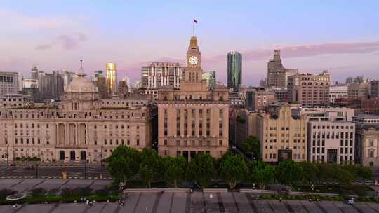 上海日出 上海海关大楼 万国建筑 上海