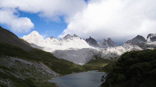 【精品】阿布吉雪山延时摄影