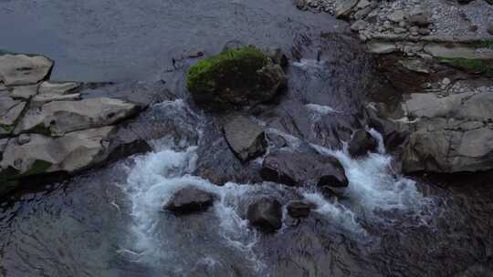 山间小溪 清澈的泉水 空镜头4K