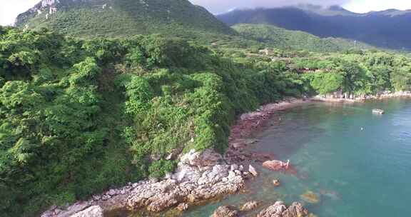 鹿嘴山庄远景航拍