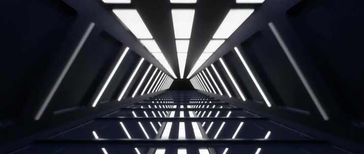 科技感3D隧道通道