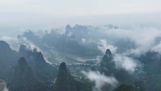 桂林山水 烟雨漓江