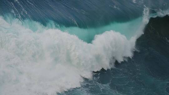 海浪冲击大海巨浪海浪慢镜头合集