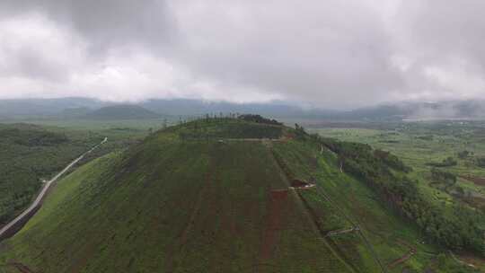 腾冲火山地热国家地质公园航拍