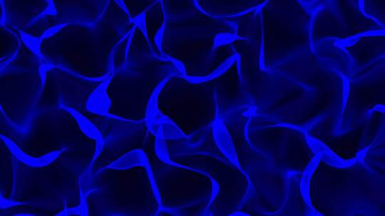 抽象光滑波浪背景。多色柔和光滑时尚波浪动