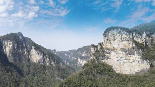 旅游景区 湖南 湘西 德夯 大峡谷  延时