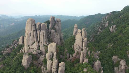 航拍福建宁德太姥山