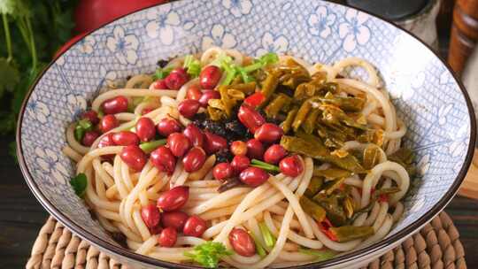 江西凉拌米粉 干拌粉 拌粉视频