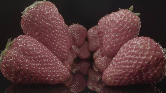 草莓微距LOG视频素材模板下载