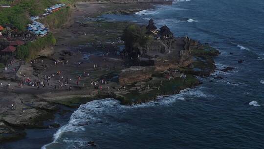 巴厘岛海神庙航拍