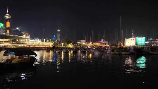 维多利亚港夜景