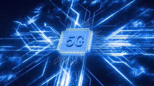 5G人工智能科技芯片放射