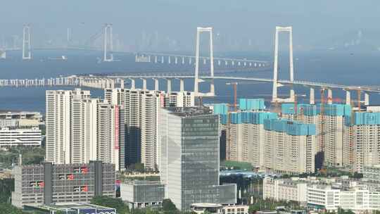 中国广东省珠三角深中通道大桥