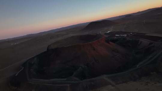 乌兰哈达火山航拍