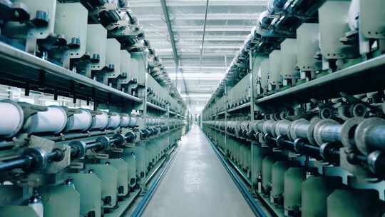 纺织服装 纺织车间 纺织厂 工业园区