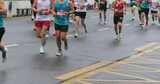 快速奔跑的人群 苏州城市马拉松比赛高清在线视频素材下载