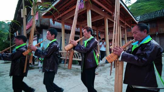 贵州少数民族芦笙