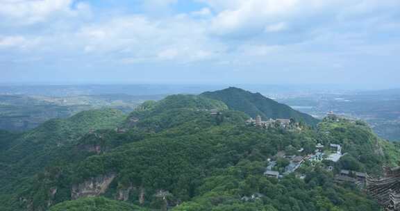 甘肃平凉崆峒山夏天晴朗天气4K延时视频