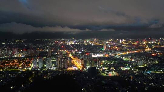 云南临沧夜景延时视频素材模板下载