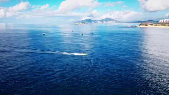 广东阳江海陵岛旅游风光航拍