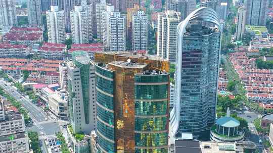 上海市静安区延安西路会德丰国际广场高楼大
