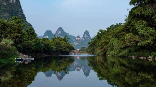 桂林山水倒影