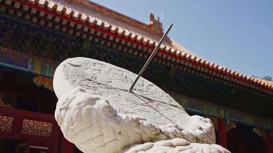 古代日晷计时仪器0094