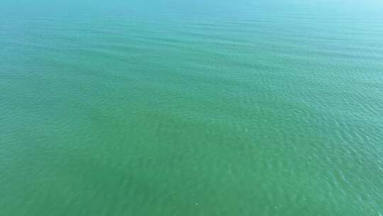 东海大海海边海水海浪沙滩海滩航拍风景唯美