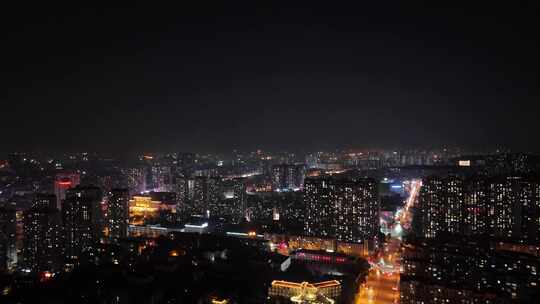 鞍山航拍 鞍山夜景航拍