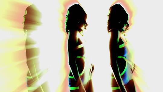 性感女人跳舞3d渲染视频素材模板下载