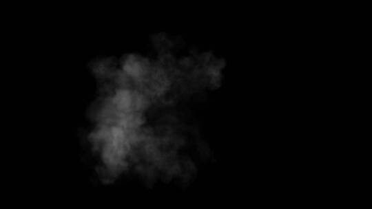 烟雾粒子散开元素视频素材模板下载
