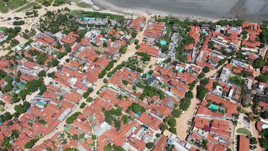 巴西Jericoacoara。巴西东北部度假旅行的热带风景。