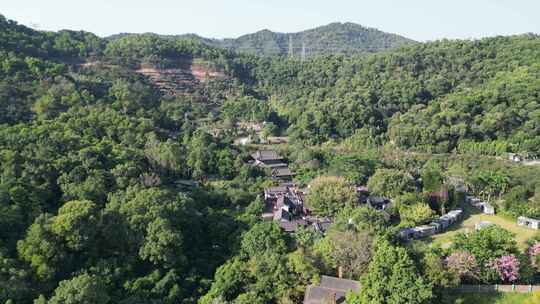 航拍广东中山孙中山故里旅游区