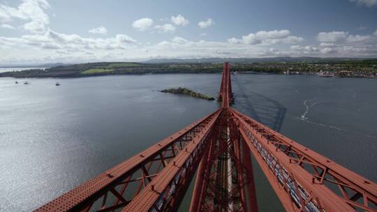 英国苏格兰东海岸爱丁堡福斯铁路桥检修1