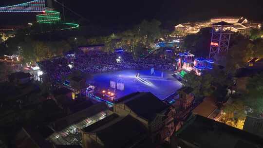 黄陂木兰不夜城花木兰替父从军节目演出