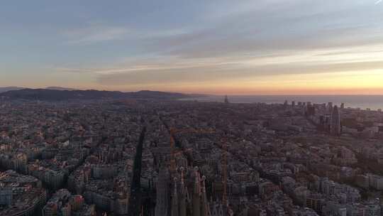 街区建筑鸟瞰图