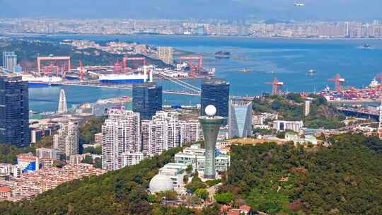 厦门  思明区 大全景 俯瞰思明区