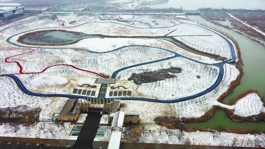 连云港硕项湖雪景0222