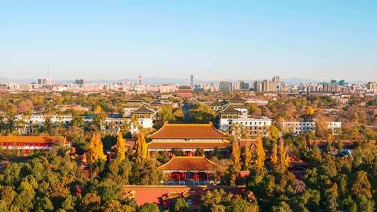 北京中轴线秋景