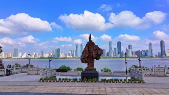 南昌王勃广场航拍