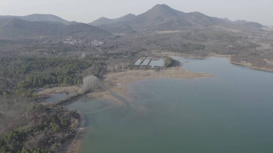 江苏常州溧阳瓦屋山神女湖风景