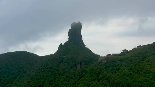 航拍贵州铜仁梵净山